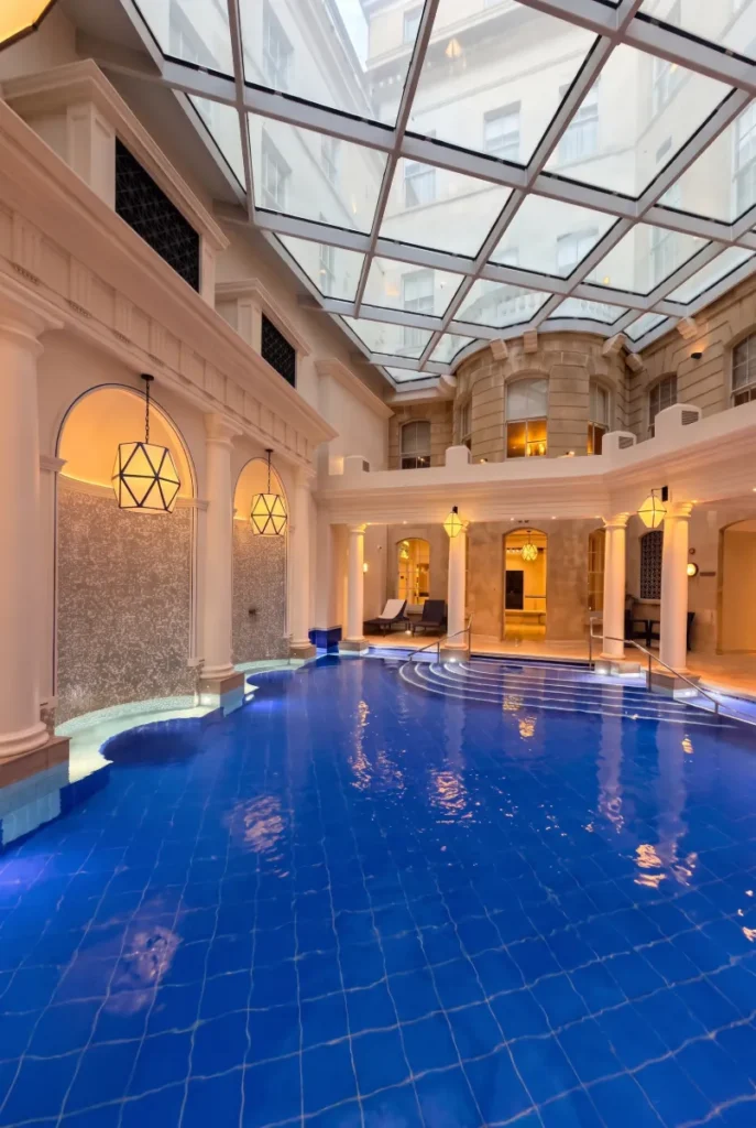 glass-atrium bathhouse of the gainsborough bath spa