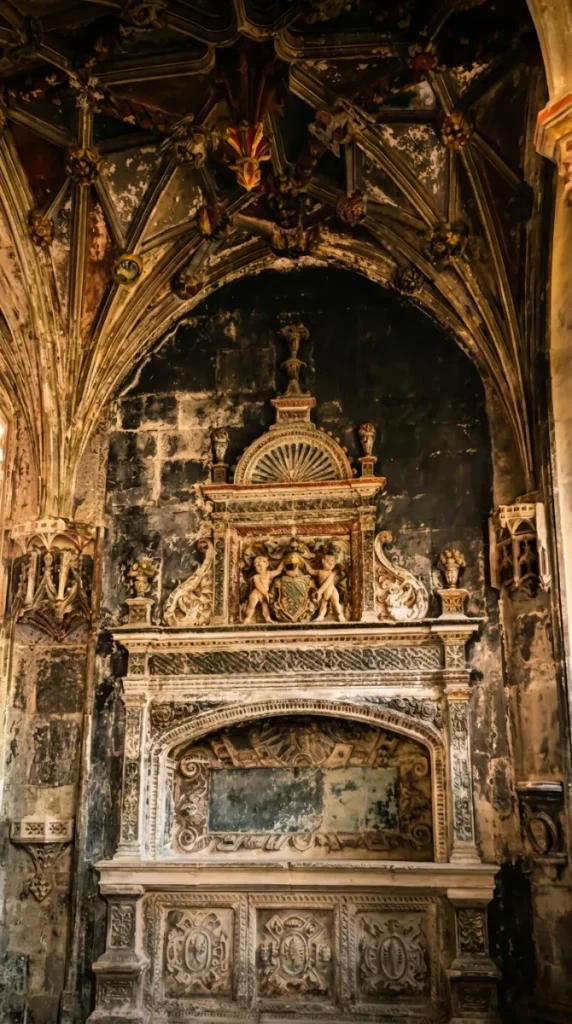 stunning interior of St Cyriac’s Church, a 15th century parish church