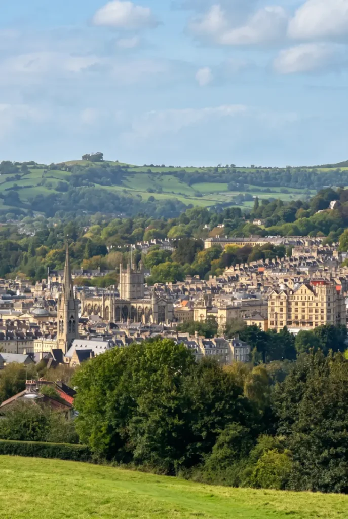view of bath from the bath skyline walk
